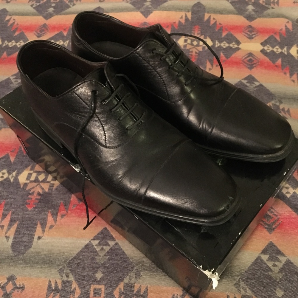 Black Magnanni Dress Shoes